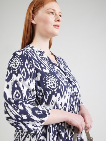 ONLY Carmakoma Shirt Dress 'CARMilana' in Blue