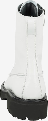 Paul Green Lace-Up Ankle Boots in White