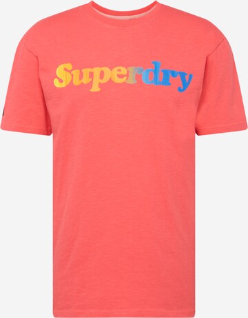 Superdry T-Shirt 'Cali' in Rot: predná strana