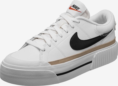 Nike Sportswear Matalavartiset tennarit 'Court Legacy Lift' värissä kerma / musta / valkoinen, Tuotenäkymä