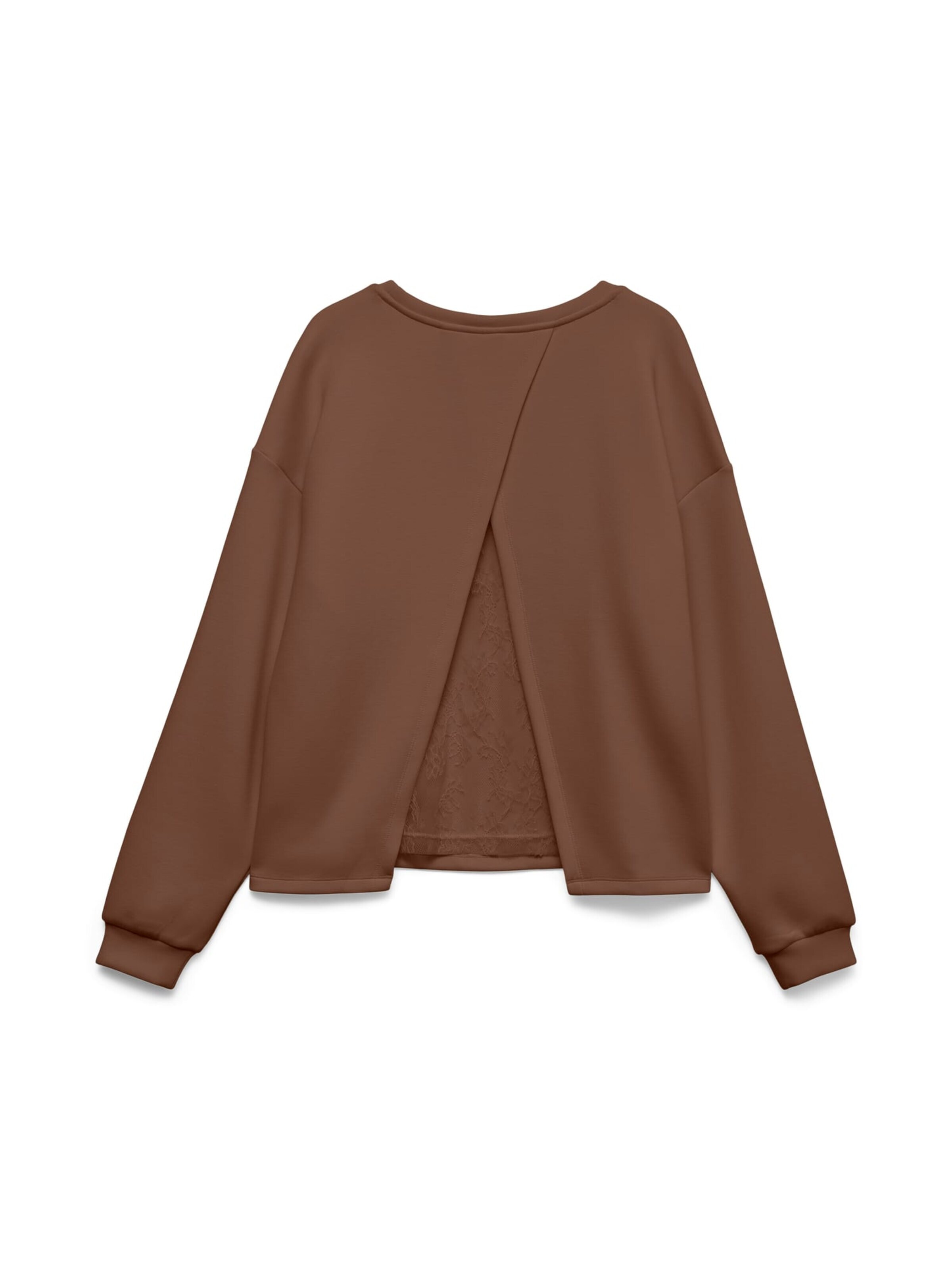VERO MODA Sweatshirt 'Locca' in Bruin