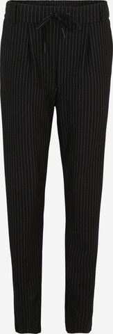 Only Tall Kalhoty se sklady v pase 'POPTRASH' – černá: přední strana