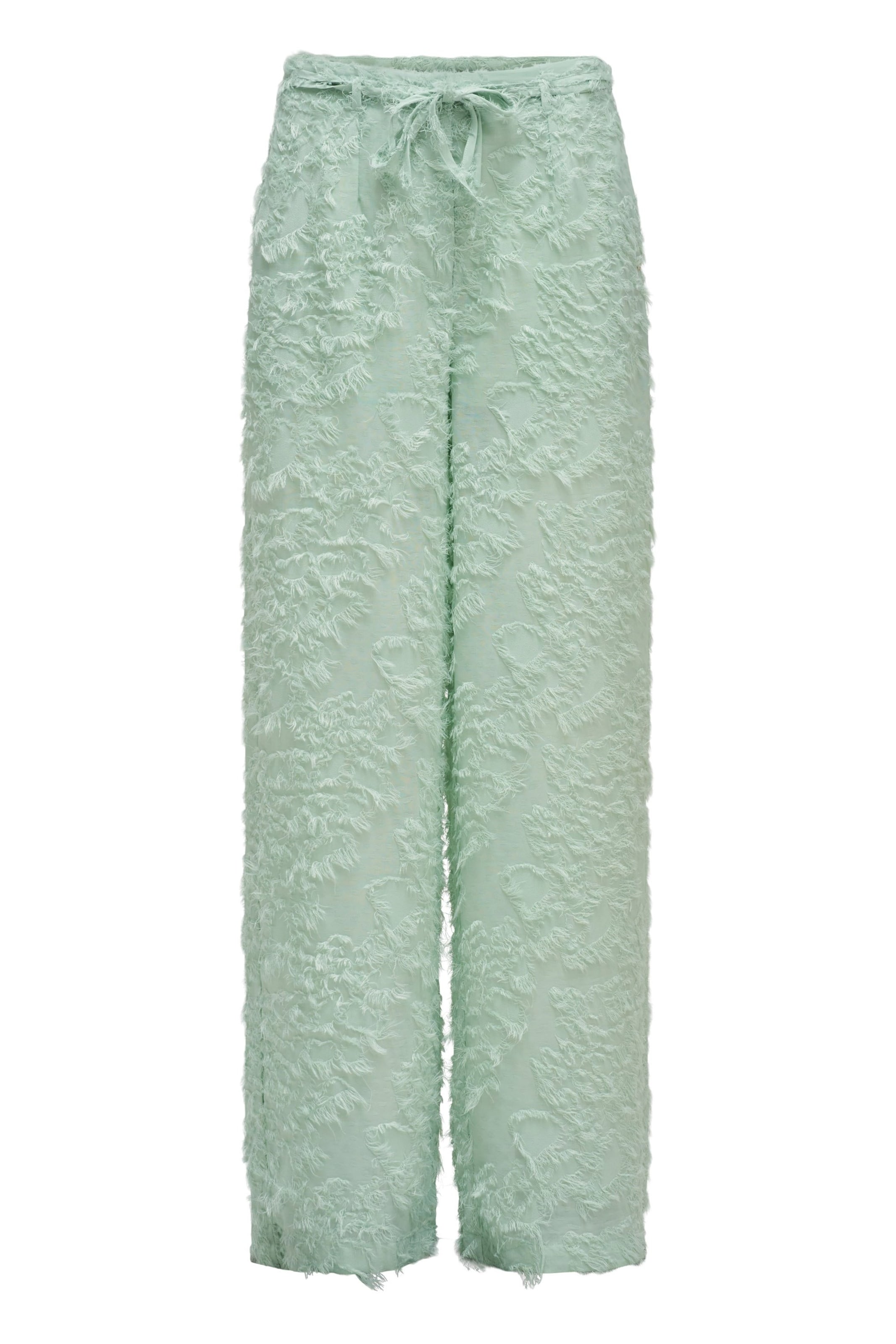 Salsa Jeans Regular ChinoHosen High Rise in Grün: Vorderseite