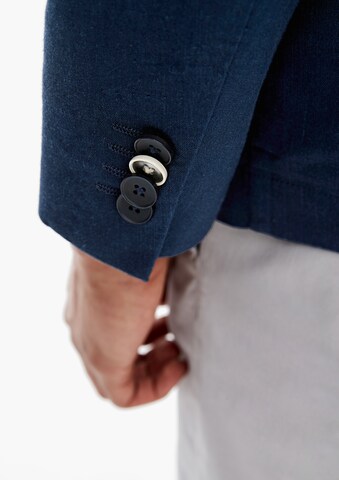 s.Oliver BLACK LABEL Regular Fit Sakko in Blau