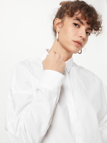 Monki Blouse in White