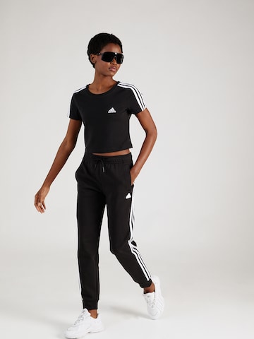 ADIDAS SPORTSWEAR Tapered Workout Pants in Black