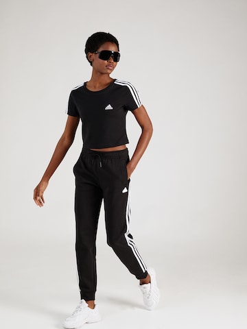 Effilé Pantalon de sport ADIDAS SPORTSWEAR en noir