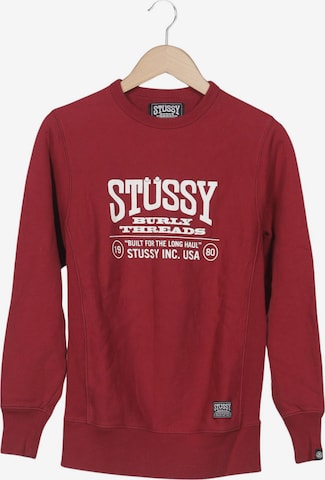 Stüssy Sweater S in Rot: Vorderseite