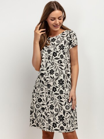 Robe TESSITA en blanc : devant