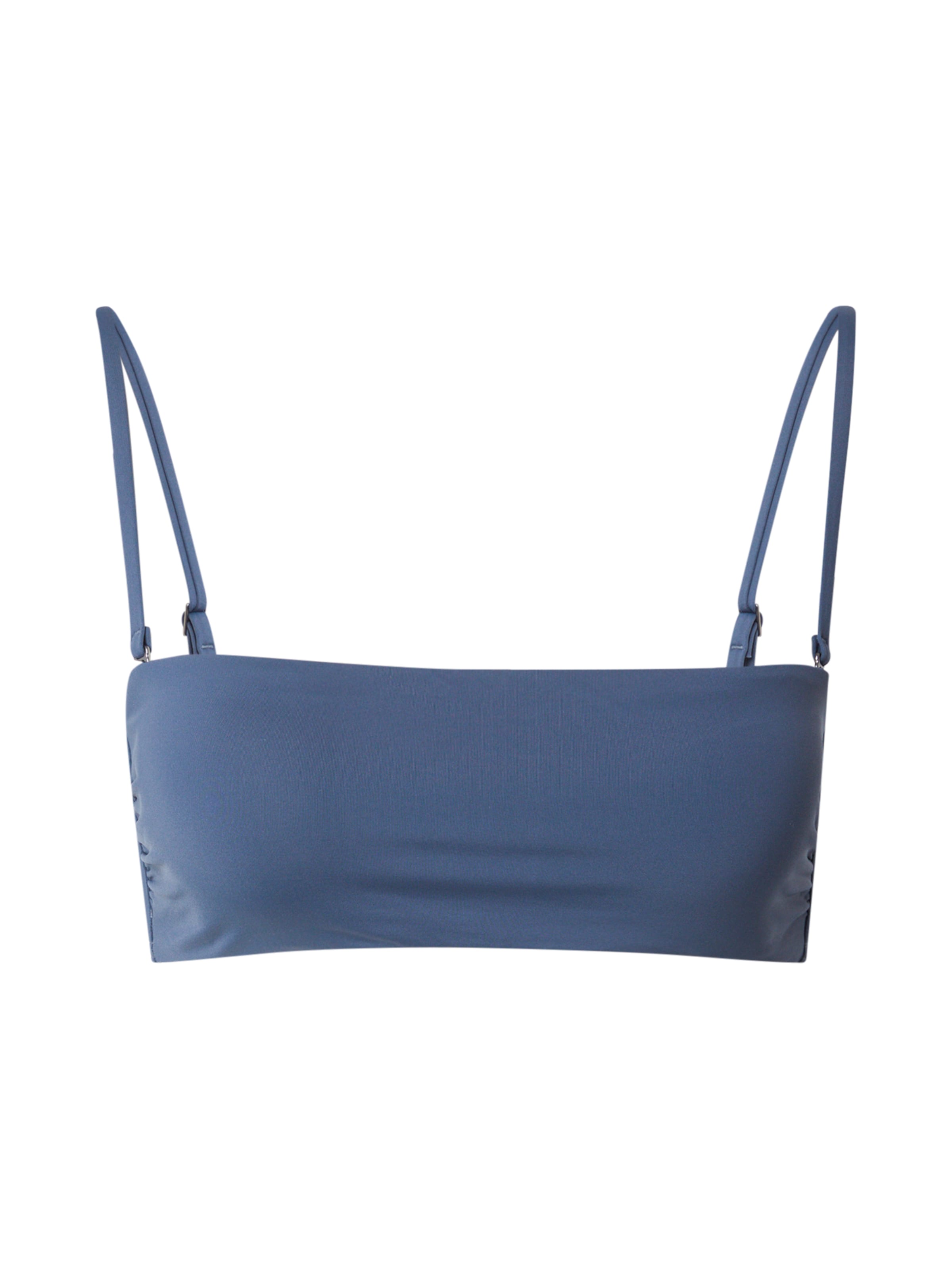 Calvin Klein Swimwear Μπαντό Τοπ μπικίνι σε μπλε: μπροστά