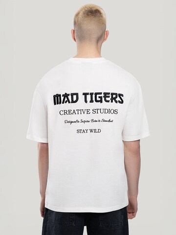 MAD TIGERS Shirt 'Creative Studios' in White