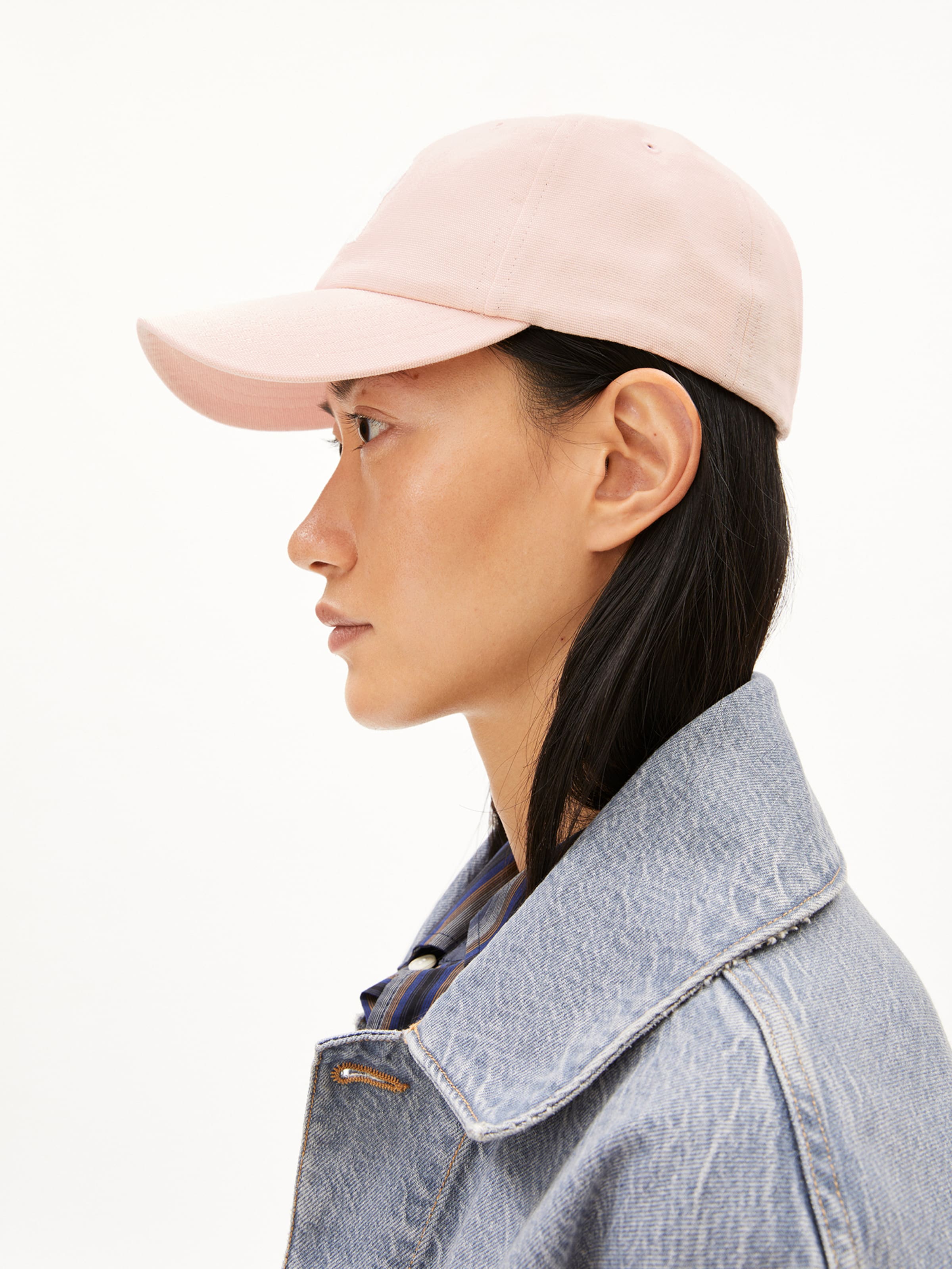 ARMEDANGELS Cap in Pink: front