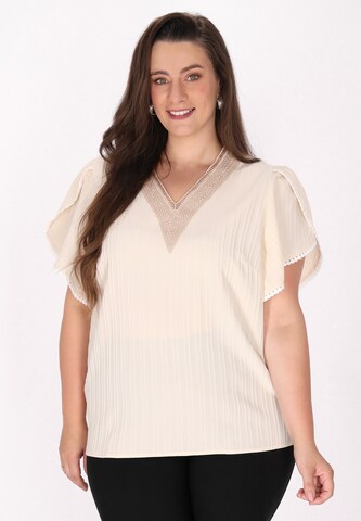 usha FESTIVAL Blouse in Beige: front