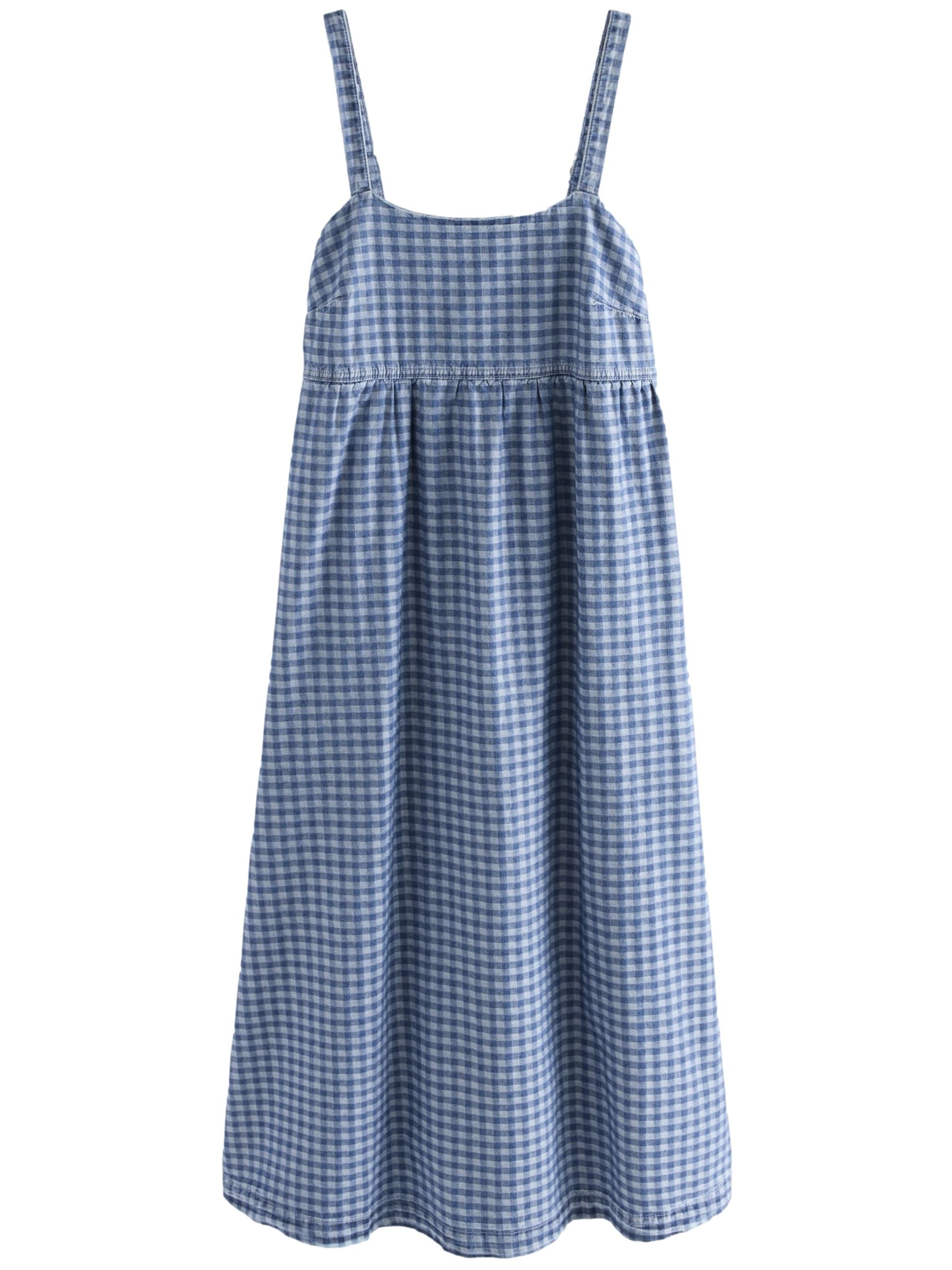 Rochie de la Next pe albastru: față