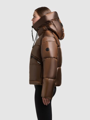 khujo Zimná bunda 'Luna' - Hnedá