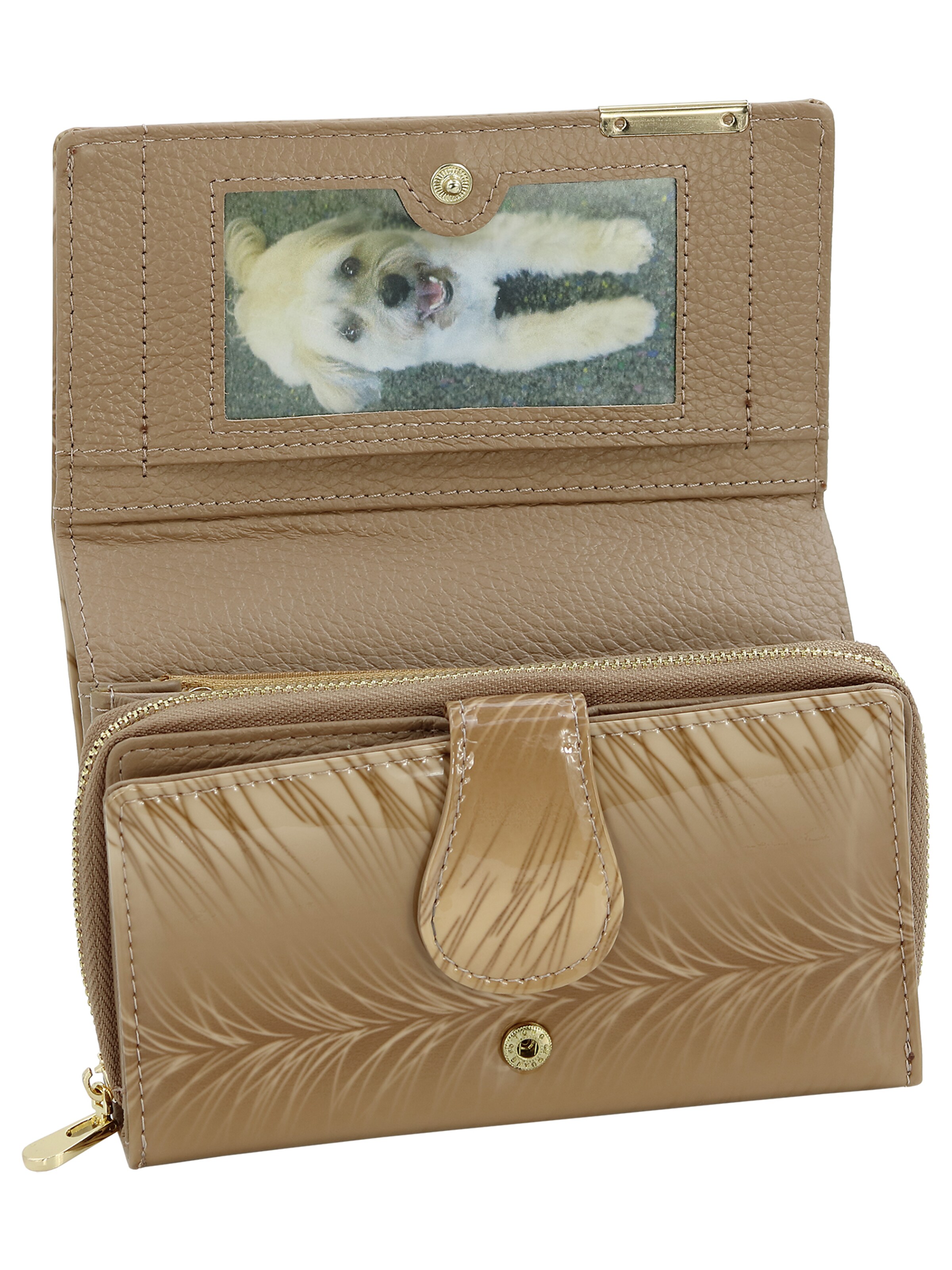 Jennifer Jones Wallet in Beige