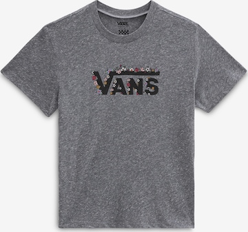 VANS Shirt 'FLORAL V' in Grau: predná strana