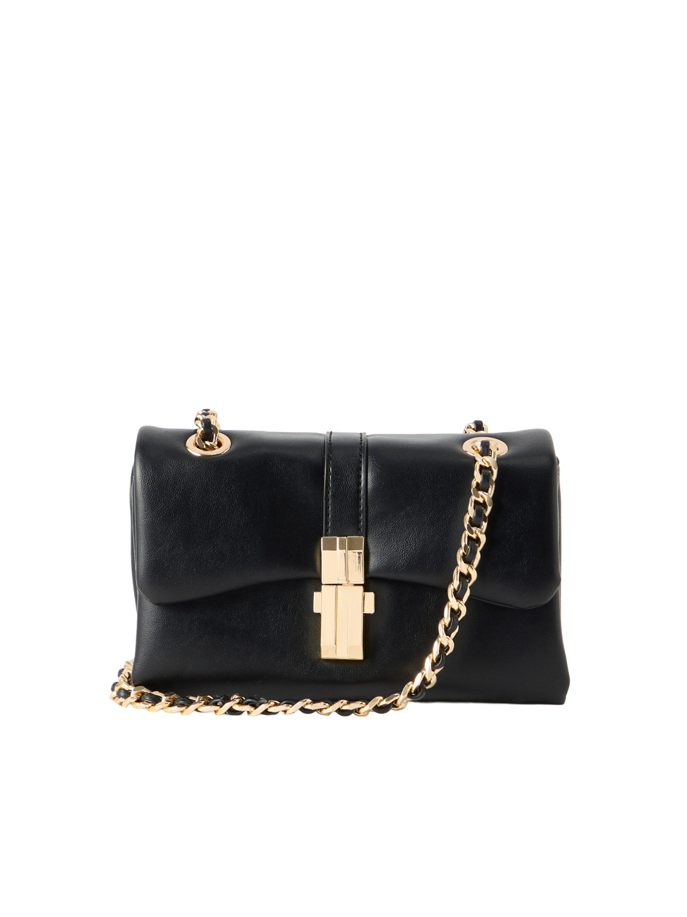 Geantă de umăr 'ALICIEMINI' de la ALDO pe negru: față