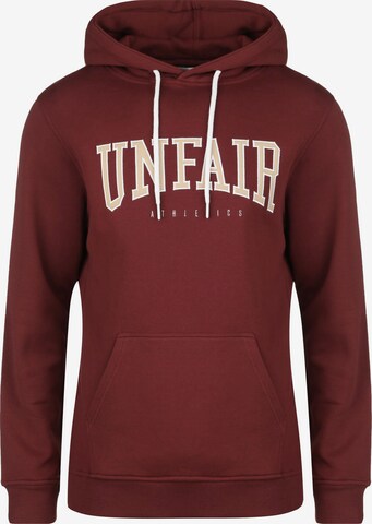 Felpa di Unfair Athletics in rosso: frontale