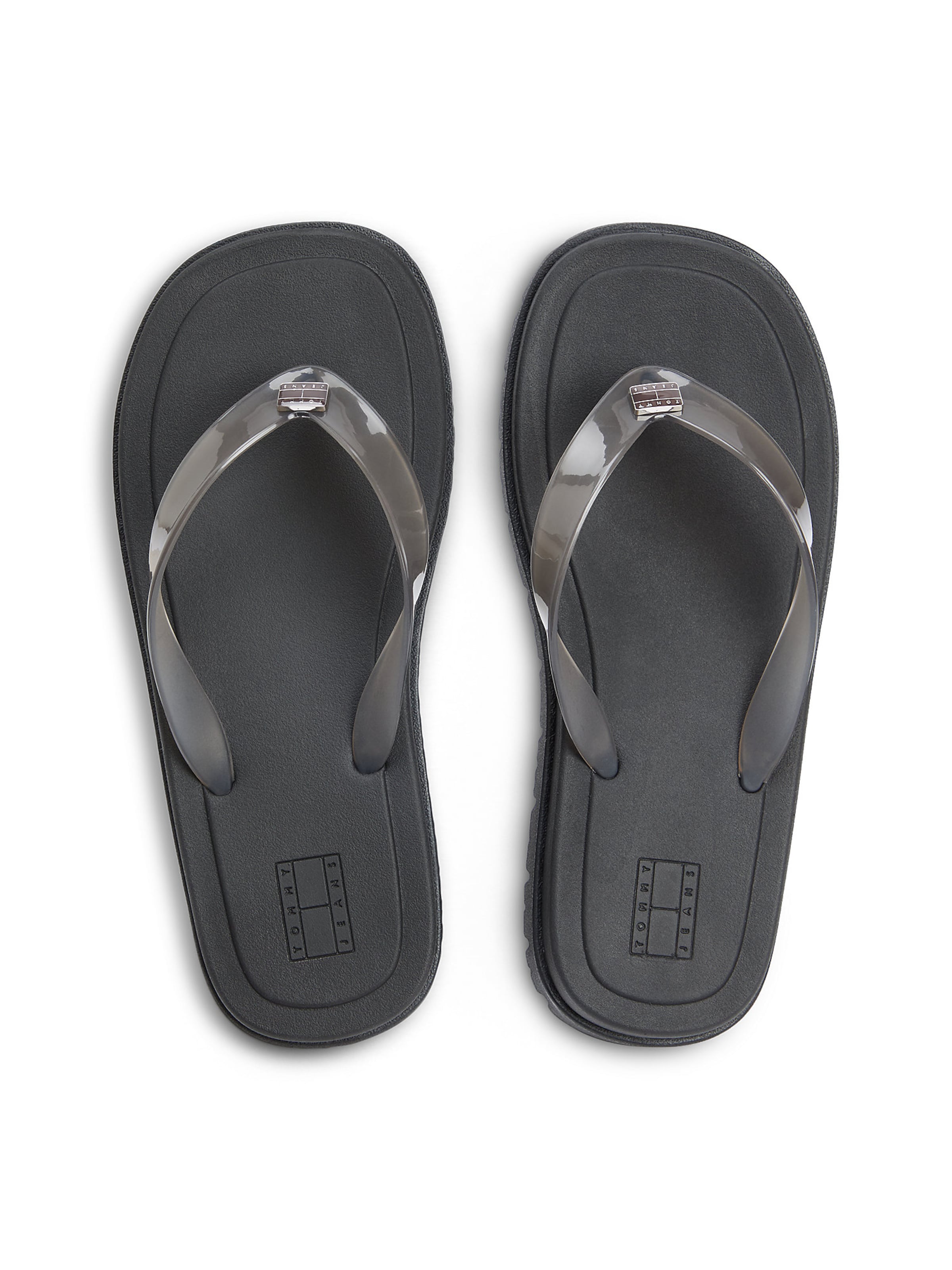 Tommy Jeans T-bar sandals in Black