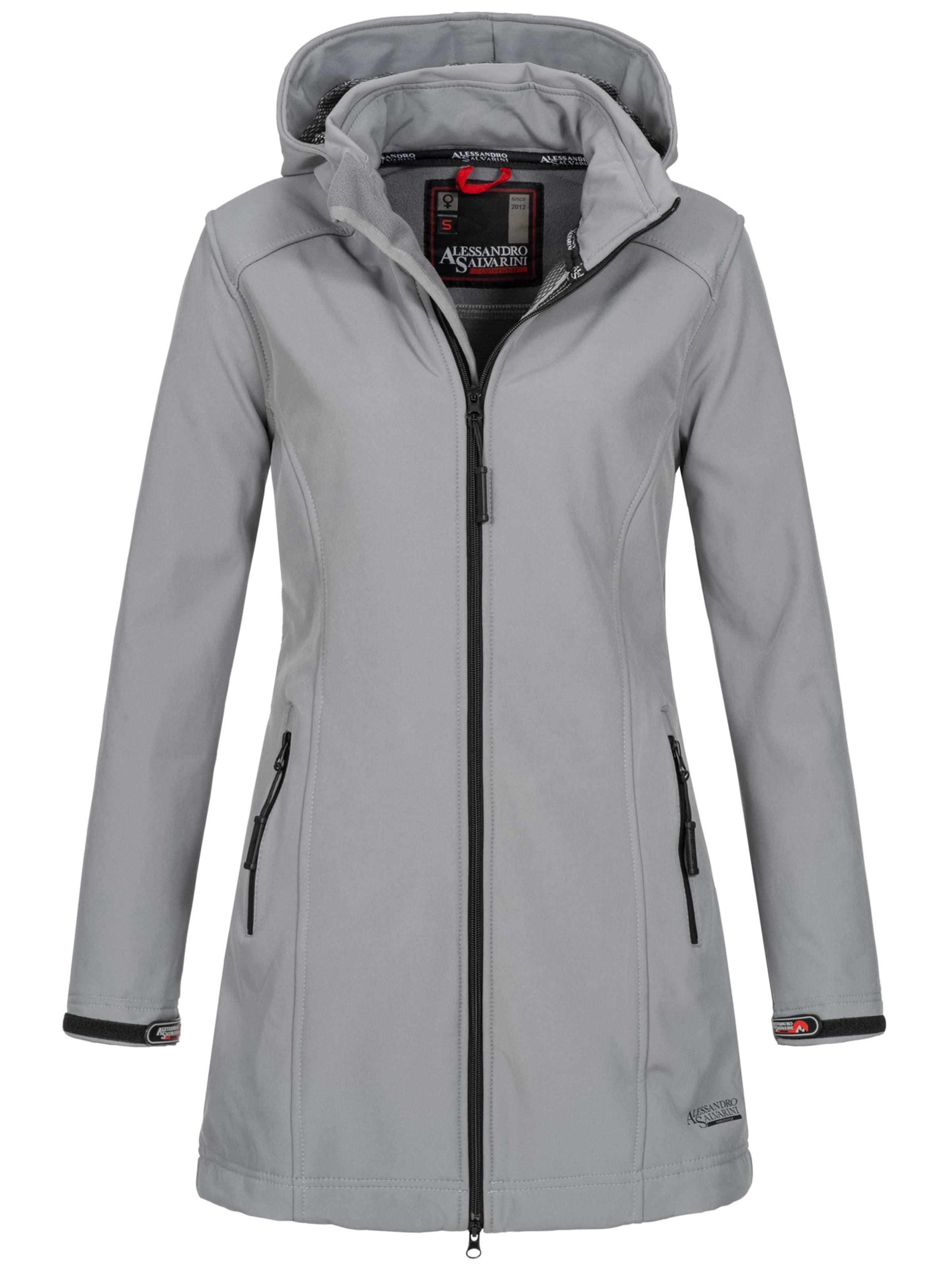 Alessandro Salvarini Funktionsjacke in Grau: Vorderseite