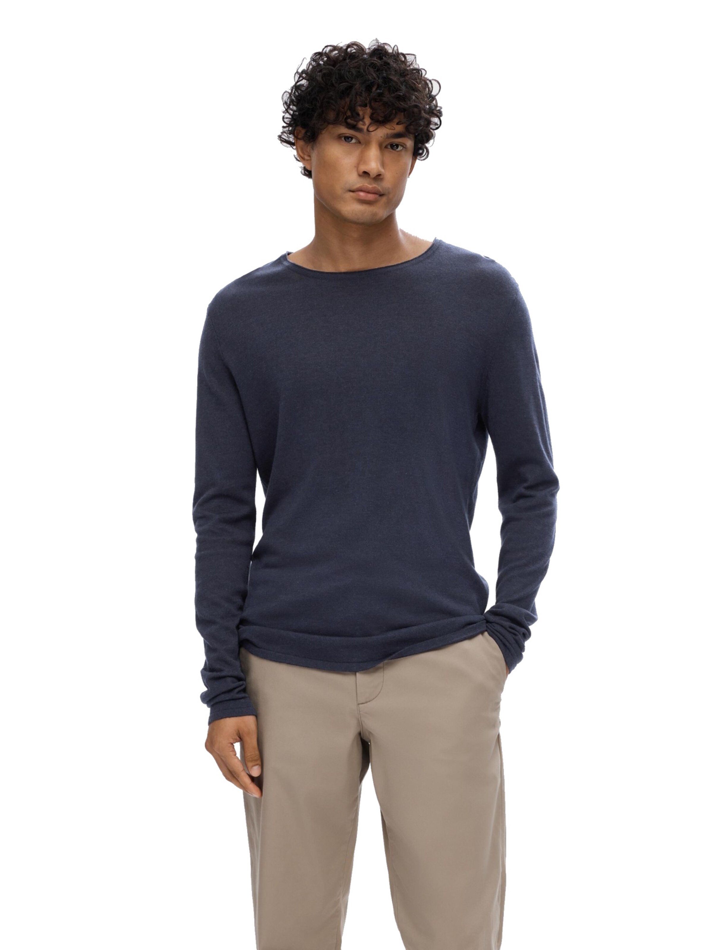 Pullover 'SLHROME' di SELECTED in blu: frontale