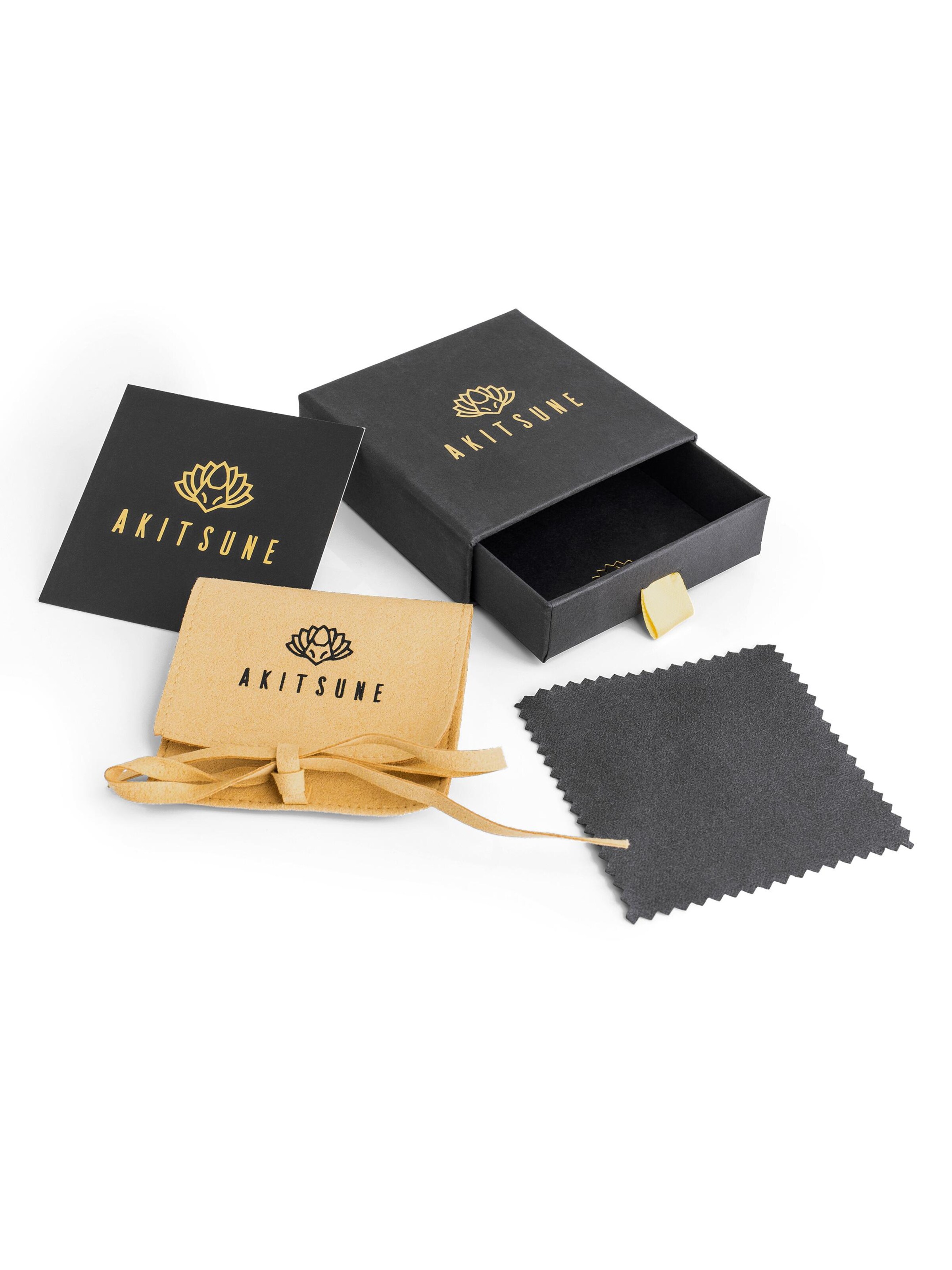 Akitsune Bracelet 'Via Cuban' in Black