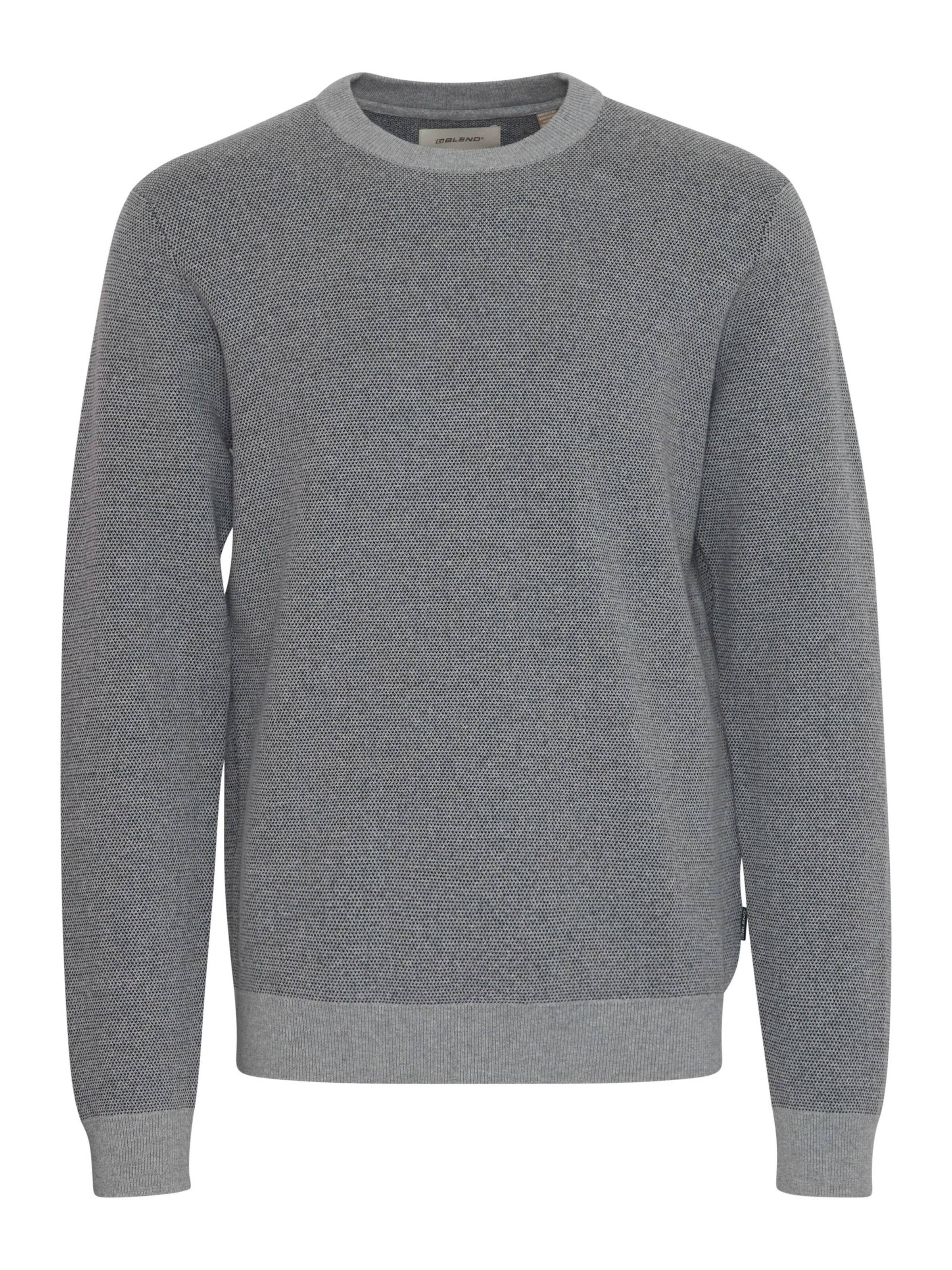 BLEND Trui in Grijs: voorkant