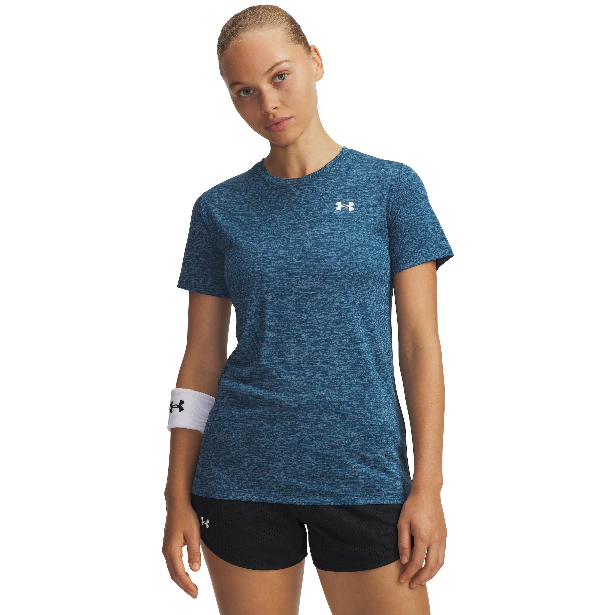 UNDER ARMOUR Performance Shirt in Blue: front