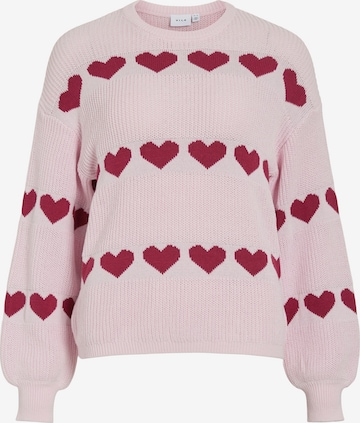 VILA Πουλόβερ 'VIJAmilla' σε ροζ: μπροστά