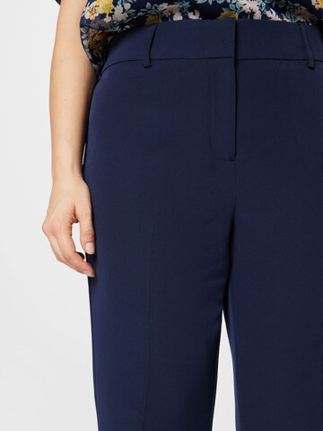 EVOKED Regular Pleated Pants 'IVY' in Blue