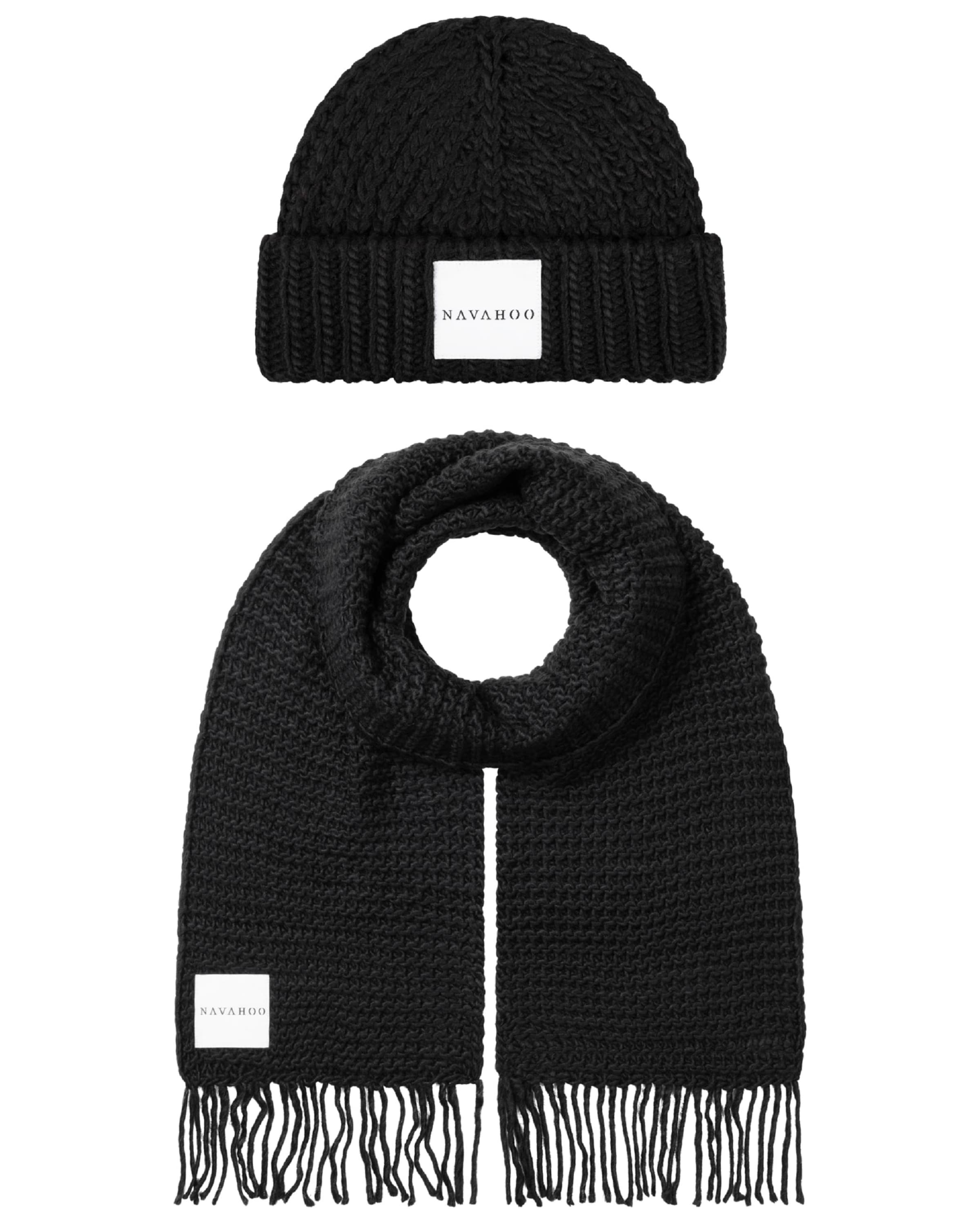 NAVAHOO Шарф в Черный: спереди
