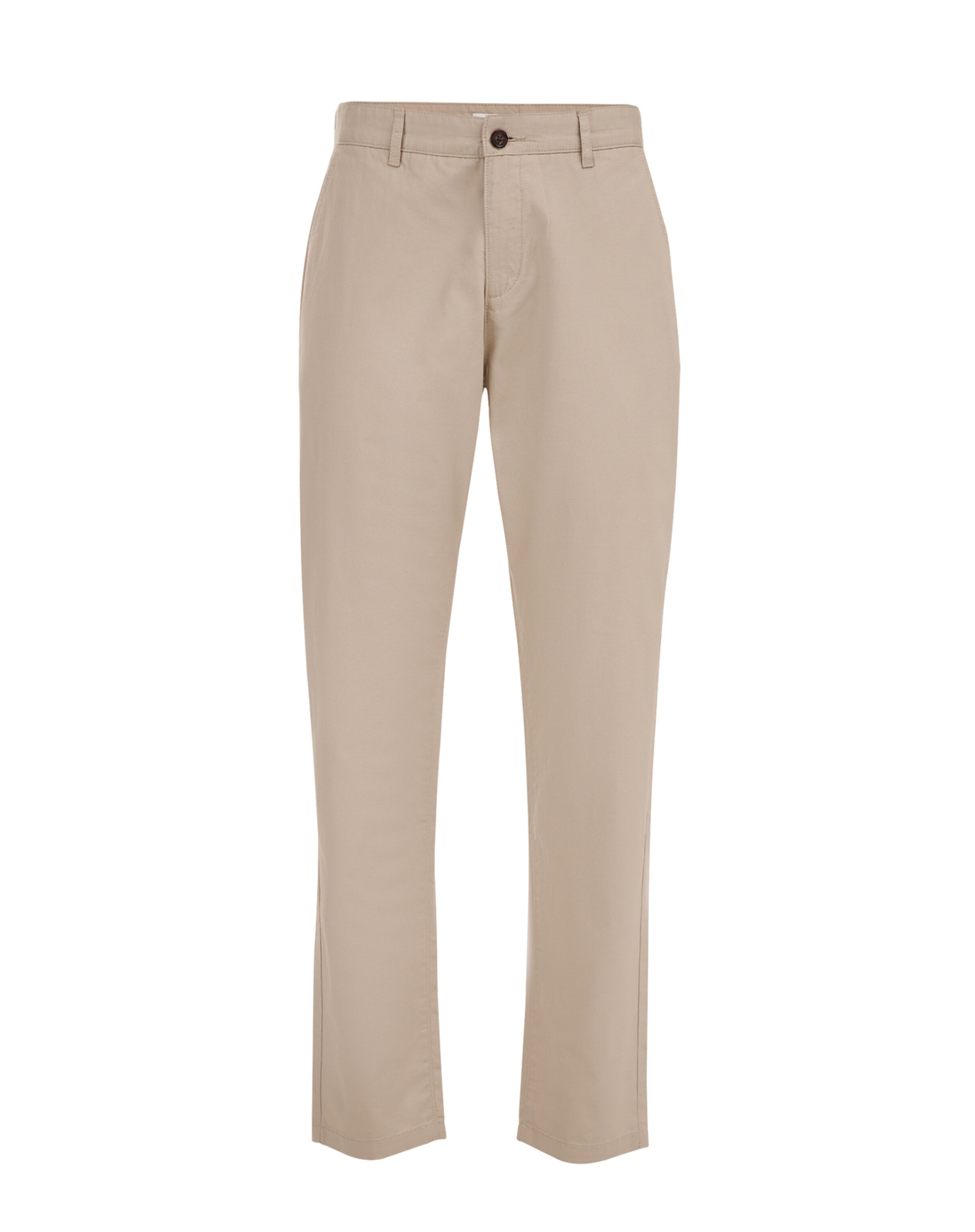 WE Fashion Alt kitsenev Püksid, värv beež: eest vaates