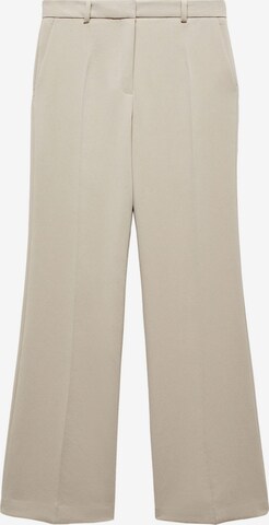 MANGO Loose fit Pleated Pants 'Pompeya' in Grey: front