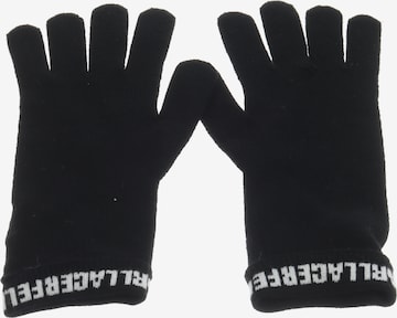 Karl Lagerfeld Handschuhe L in Schwarz: Vorderseite