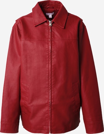 TOPSHOP Between-Season Jacket in Red: front