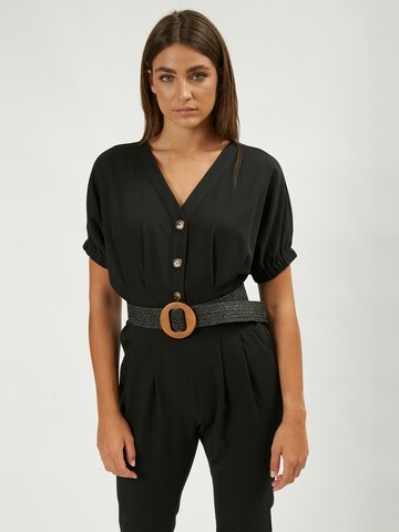 Influencer Jumpsuit in Schwarz