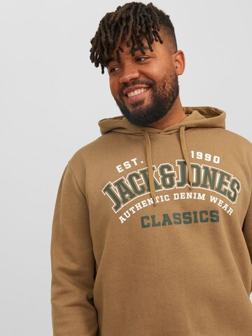 Jack & Jones Plus Μπλούζα φούτερ σε καφέ