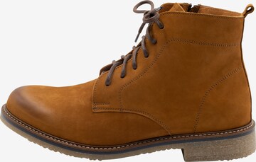 DreiMaster Vintage Veterboots in Bruin: voorkant