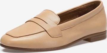 INUOVO Classic Flats in Brown: front