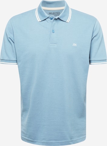 SELECTED HOMME - Camiseta 'Dante' en azul: frente