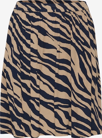 KAFFE CURVE Skirt 'Mariti' in Blue: front