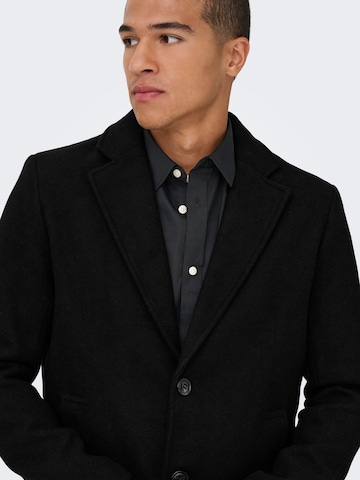 Only & Sons - Abrigo de entretiempo 'ONSMatthew' en negro