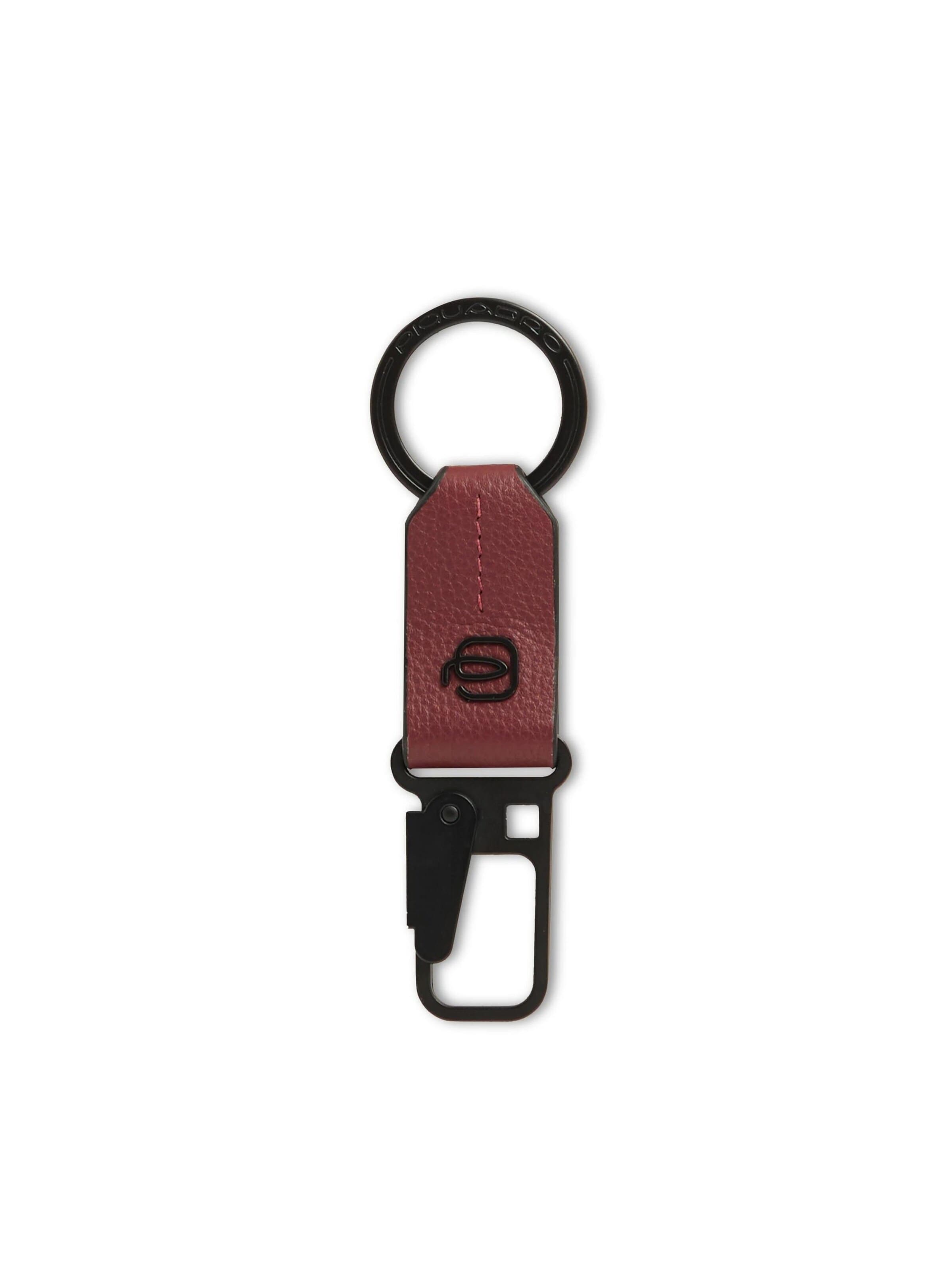Piquadro Sleutelhanger in Bruin: voorkant