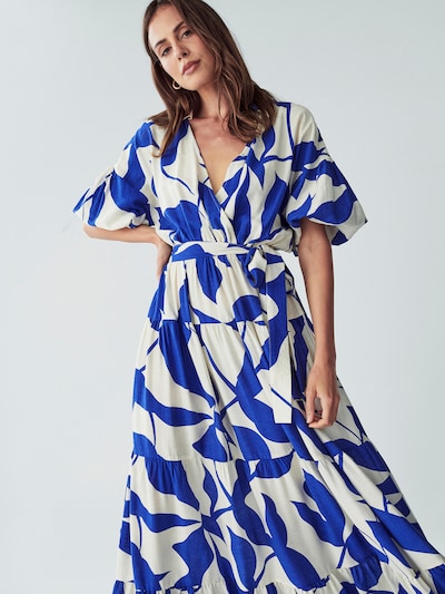 Willa Jurk 'Sole' in de kleur Blauw / Wit, Productweergave