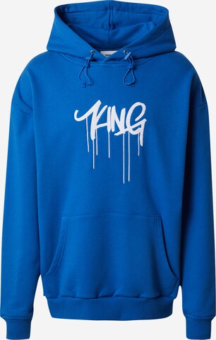 ABOUT YOU x Kingsley Coman Sweatshirt 'Liam' in Blauw: voorkant