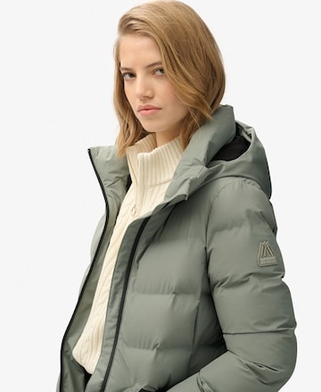 Superdry Wintermantel 'City Mid' in Groen
