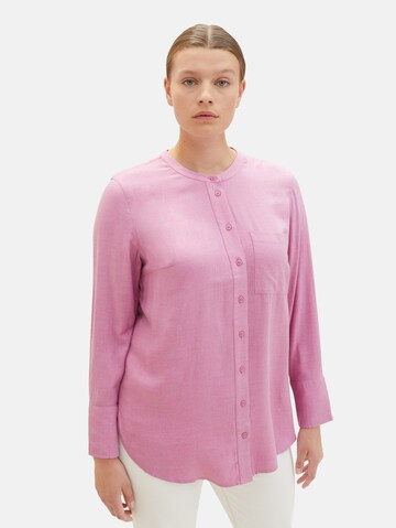 Tom Tailor Women + Bluse in Pink: Vorderseite