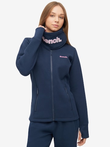 BENCH Zip-Up Hoodie 'Haylo' in Blue: front