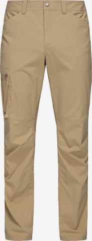 Haglöfs Regular Outdoor Pants 'Mid Forest' in Beige: front